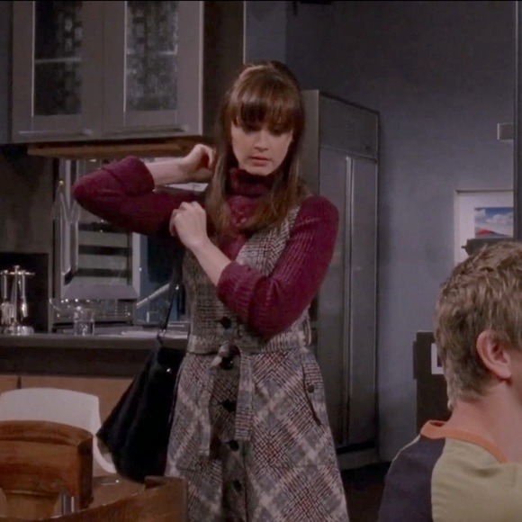 Maple Anthropologie plaid wool dress ASO Rory Gilmore - Picture 3 of 16